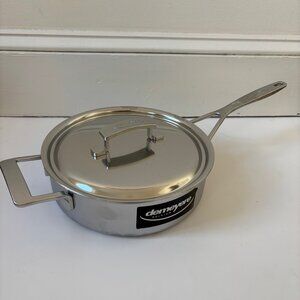 NEW - Demeyere 3-Quart Industry 5-Ply Stainless Steel Saute Pan with Lid
